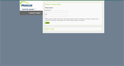 Desktop Screenshot of controlpanel.hotscot.net